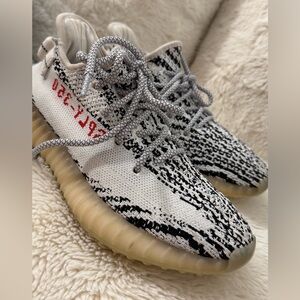 Yeezy Zebra Sneakers ORIGINAL - Black, White, Red